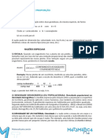 Resumo Razão e Proporçãopdf PDF