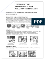 Introduction To ICT