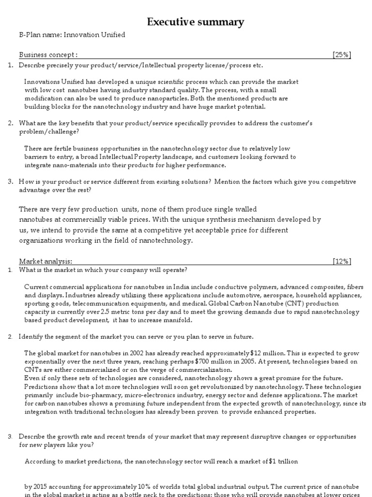 Sample B Plan | PDF