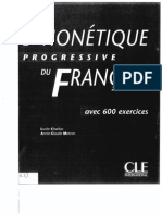Phonetique Progressive Du Francais Intermerdiare (Avec Corriges)