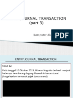 Part 5 - Entry Journal Transaction