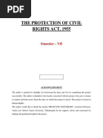 The Protection of Civil Rights Act