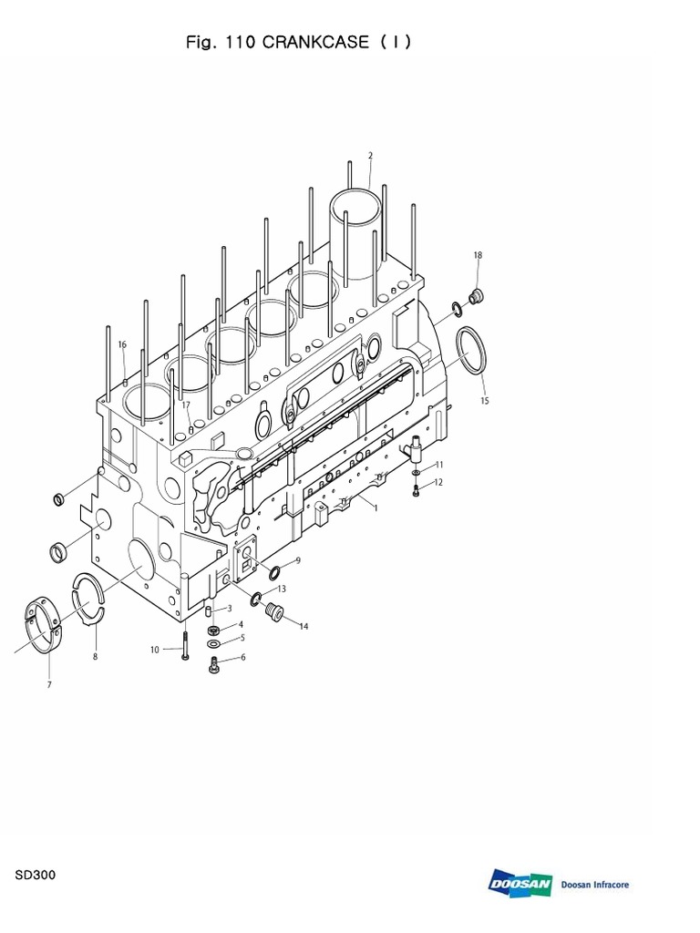 Doosan SD300 Parts Diagram Guide | PDF | Washer (Hardware) | Screw