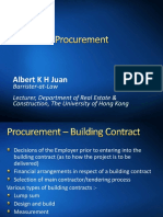 Albert K H Juan: Barrister-at-Law Lecturer, Department of Real Estate & Construction, The University of Hong Kong