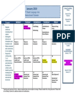 January Instructional Calendar