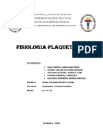 Fisiologia Plaquetaria - Grupo 12
