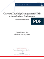 Customer Knowledge Management in The e - Business