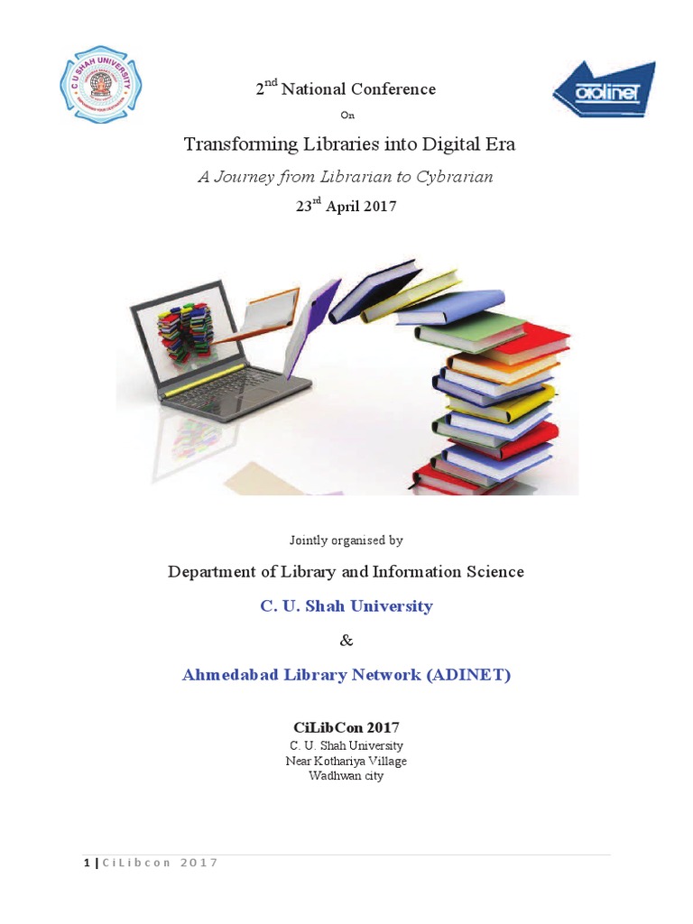 Transforming Libraries Into Digital Era 2 National Conference Pdf