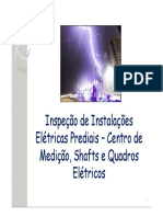 A Inspeção de Instalações Elétricas Prediais - Centro de Medição, Shafts e Quadros Elétricos