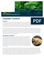Oxalate Control: The Great Plains Laboratory, Inc