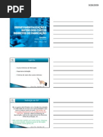 Análise de custos Unidade 6