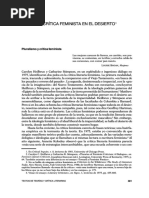 La Crítica Feminista en El Desierto - Elaine Showalter