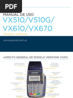 Guía de Operación Terminal Verifone | PDF | Terminal de computadora ...