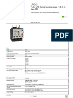 Product Data Sheet: Tesys LRD Thermal Overload Relays - 5.5... 8 A - Class 10A