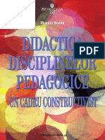Didactica Disciplinelor Pedagogice - Musata Bocos