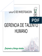 Gerencia Del Talento Humano