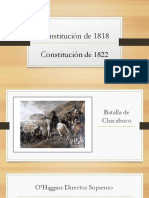 Presentación Constituciones 1818-1822