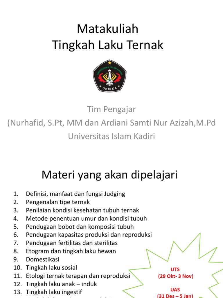 2 Pengenalan Tipe Ternak