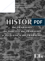 História Do Trabalho Do Direito Do Trabalho e Da Justiça Do Trabalho PDF