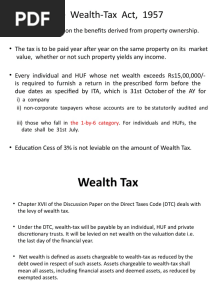 The Wealth-Tax Act, 1957