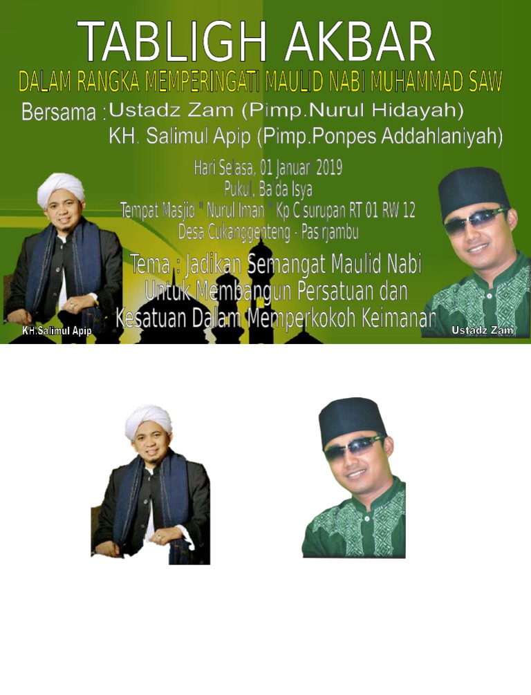 Luar Biasa Spanduk Tabligh Akbar Erlie Decor