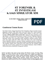 Audit Forensik & Audit Investigasi