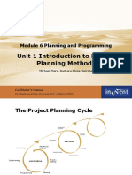 06 1DHM Planning Methods