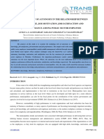 Mediating Effect of Autonomy in The Relationship Between Job Knowledge, Job Motivation, Job Satisfaction and Job Performance Among Public Sector Employee