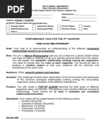 Relationships Found in An Ecosystem.: Holy Angel University