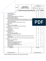 Formulir Checklist Pasien Pulang - Google Dokumen