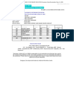 Central Board of Secondary Education Secondary School Examination (Class X) - 2018