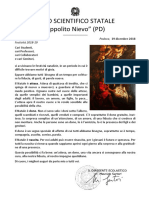 Lettera Di Natale 2018