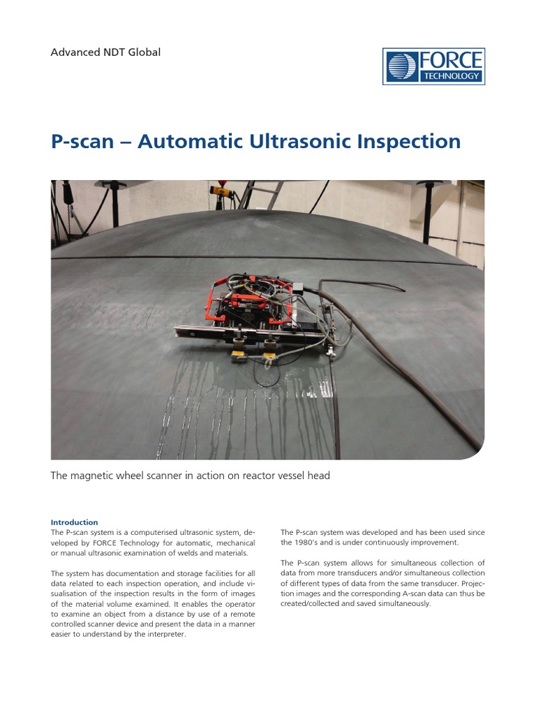 P-scan: Advanced Ultrasonic Inspection System | PDF | Ultrasound ...