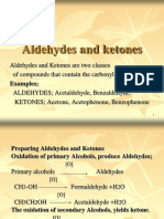 Aldehydes and Ketone