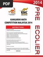 Pre Ecolier 2014 Pdf