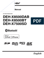 DEH-X8500DAB DEH-X8500BT DEH-X7500SD: Operation Manual