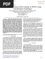 Abdullah Et Al. - 2018 - Intrusion Detection of DoS Attacks in WSNs