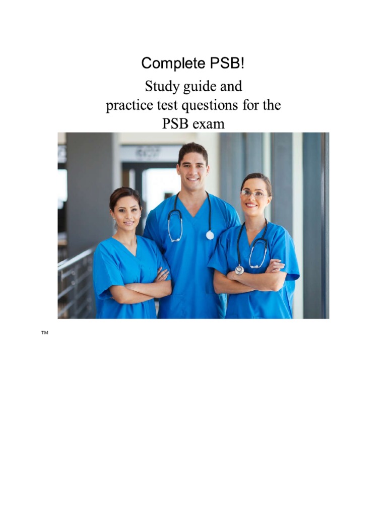 Pass The PSB HOAE - Health Occupations Aptitude Exa | PDF