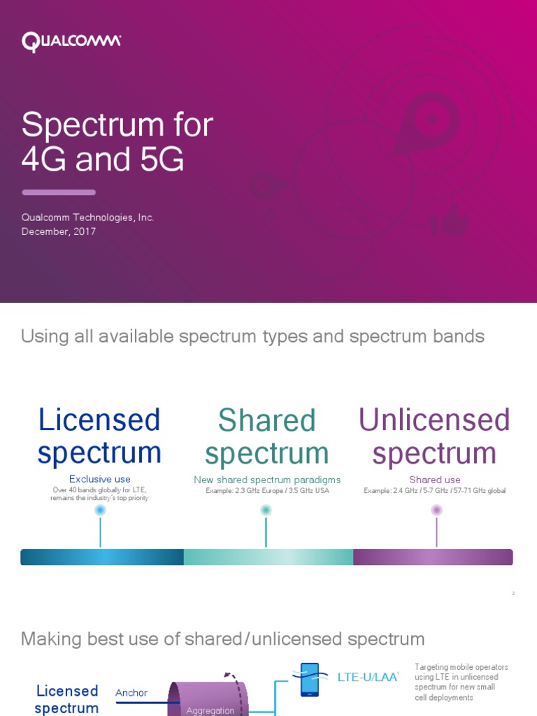 Spectrum For 4g and 5g | PDF | Radio Spectrum | Mobile Telecommunications