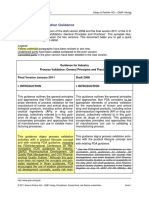 Synopsis: FDA Process Validation Guidance