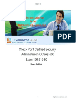 Administrator (CCSA) R80 156-215-80 Check Point Certified Security