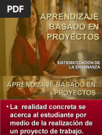 Aprendizaje Basado en Proyectos