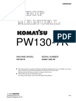 Komatsu PW130-7K Hydraulic Excavator Service Repair Manual SN：K40001 and up.pdf