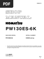 Komatsu PW130ES-6K Hydraulic Excavator Service Repair Manual SNk30545 and up.pdf