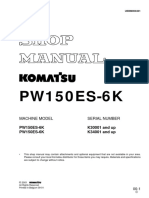 Komatsu PW150ES-6K Hydraulic Excavator Service Repair Manual SN：K34001 and up.pdf