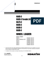 KOMATSU WA90-3 WHEEL LOADER Service Repair Manual SN HA970051 AND UP PDF