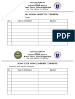Committee Formation Form