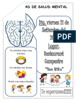 Actividad de Salud Mental