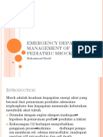 Emergency Department Management of Pediatric Shock