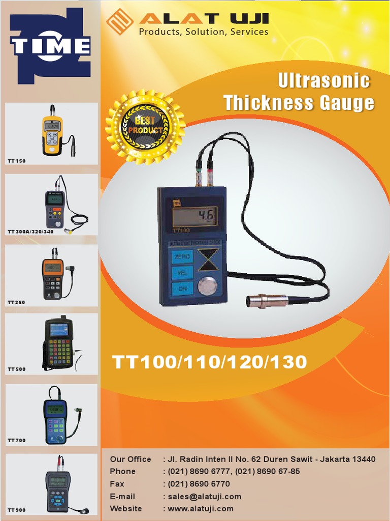 Ultrasonic Thickness Gauge TT100,110,120,130 PDF Ultrasound Celsius